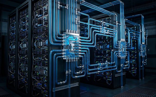 Cooling system for high performance servers in a modern data center